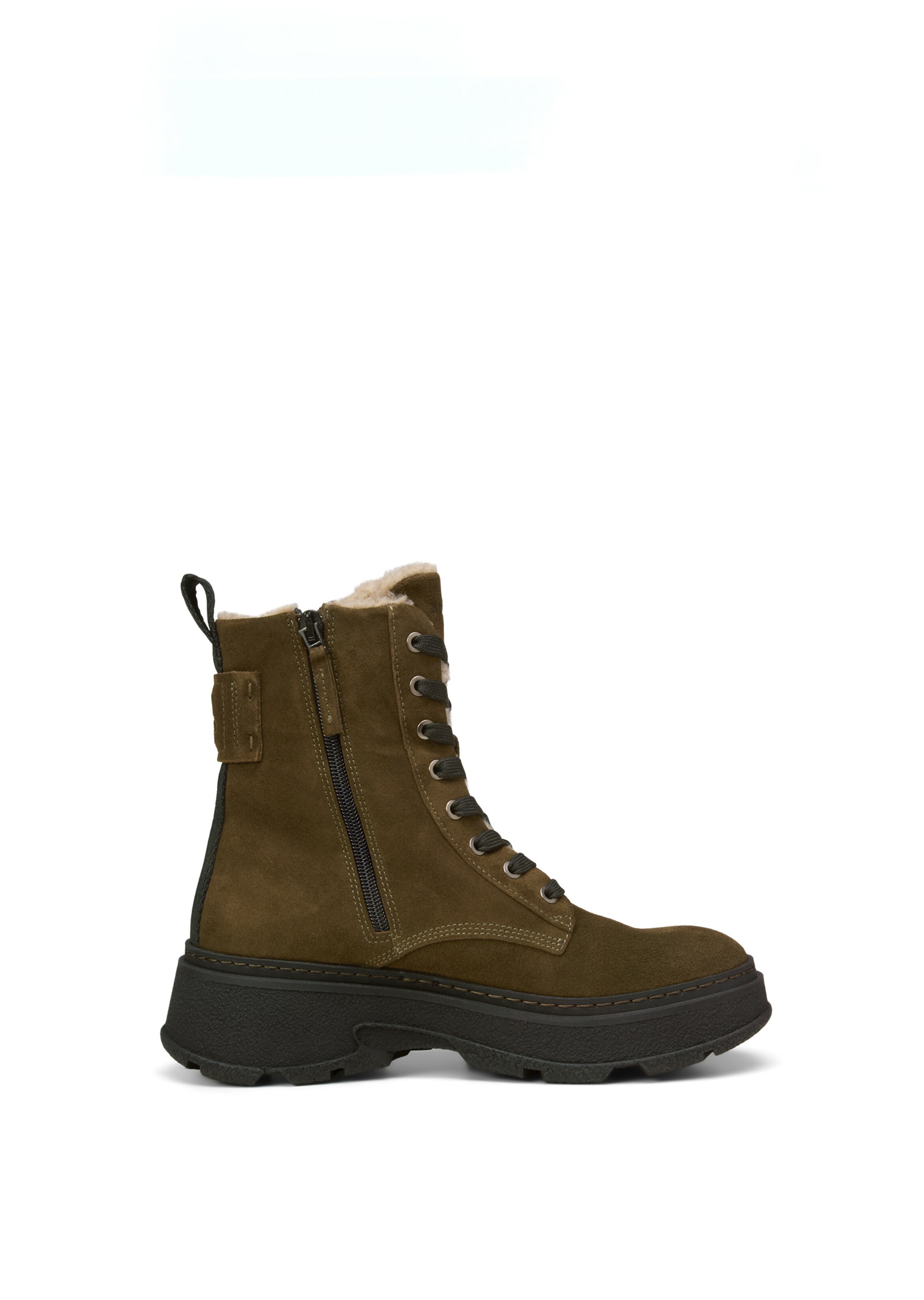 Bottines à lacets 'Elisa' Marc O'Polo en vert