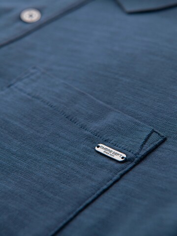 Ombre Shirt in Blauw