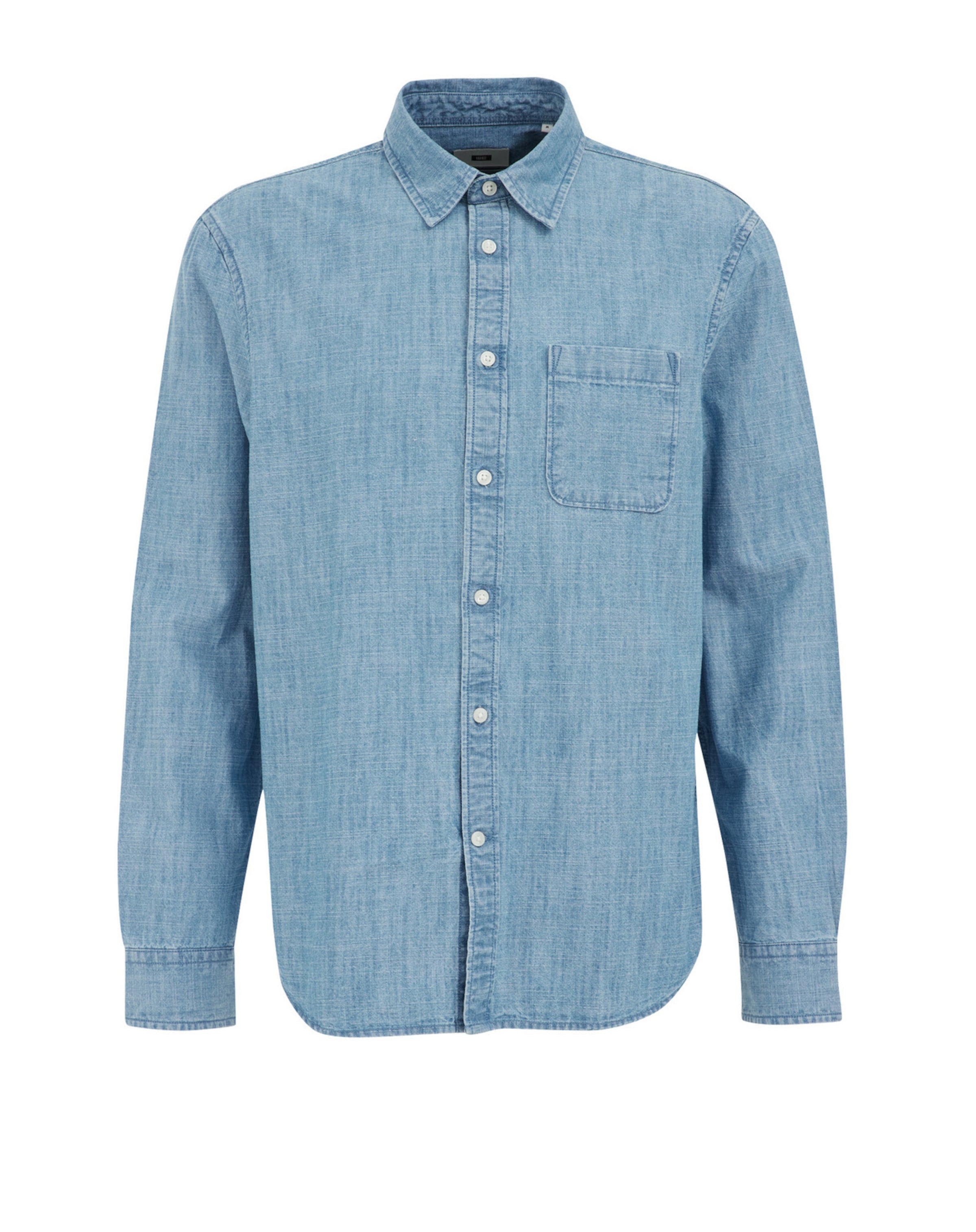 WE Fashion - Regular Fit Camisa em azul: frente