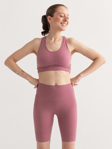 Erlich Textil - Skinny Pantalón 'Juna' en rosa: frente