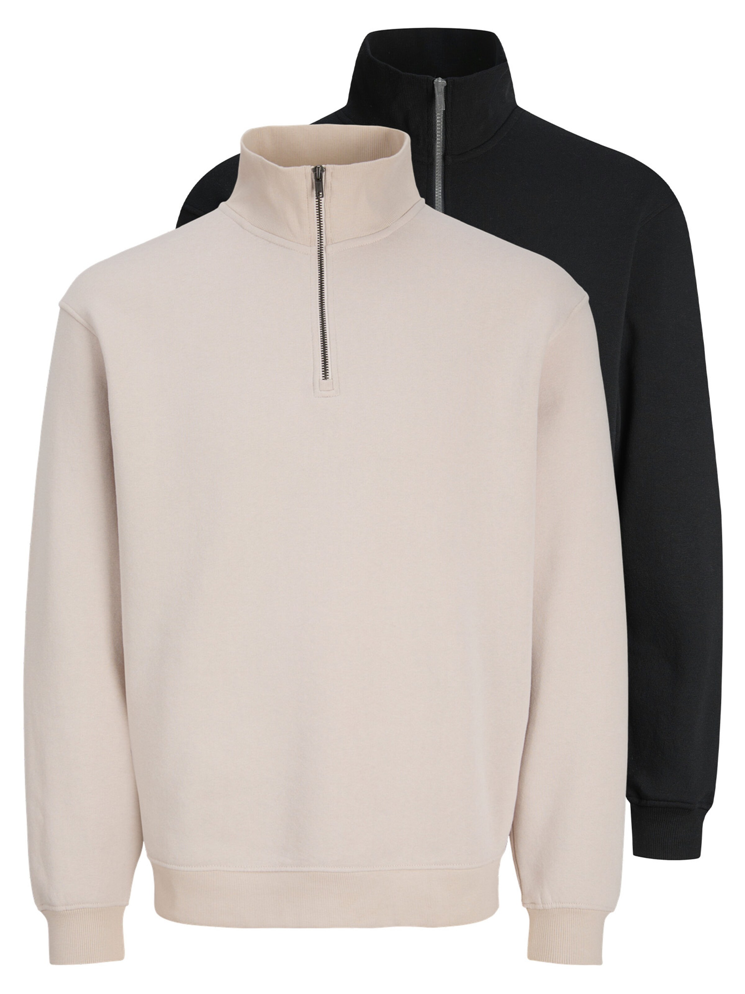 JACK & JONES Sweatshirt 'Bradley' in Beige: voorkant