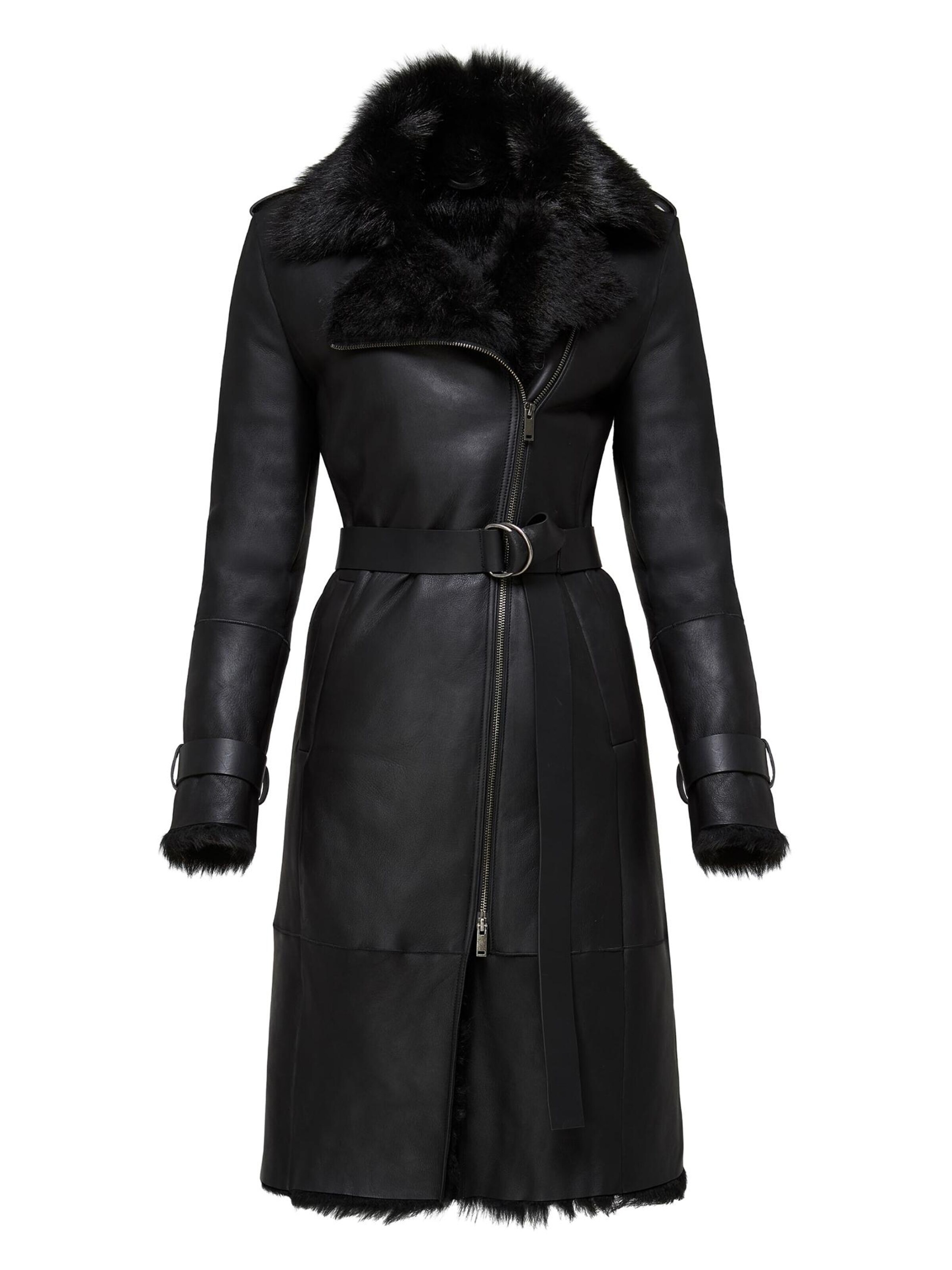 V S P Winter Coat 'Lyza' in Black: front
