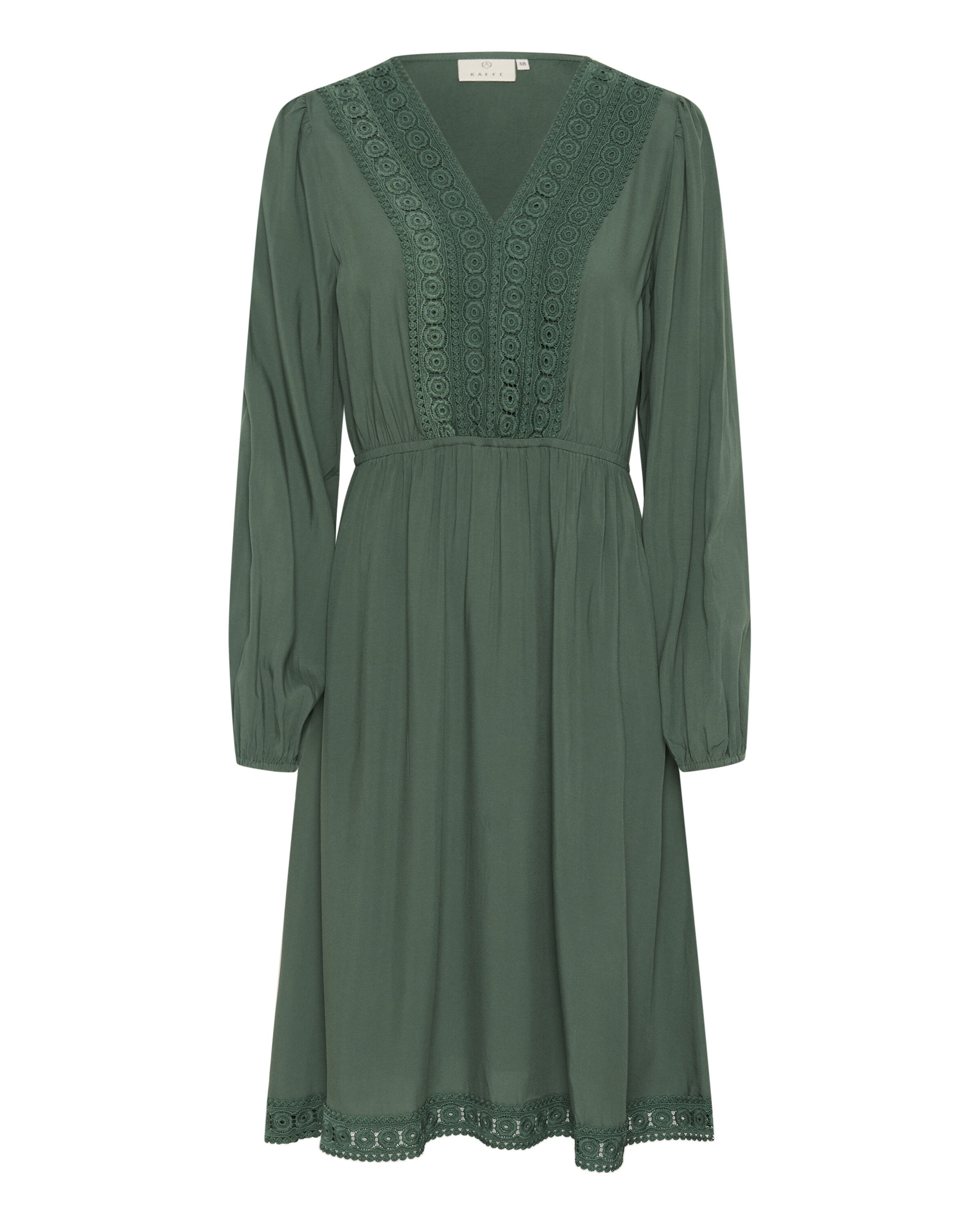 Kaffe Kleid 'Freia' in Grün: Vorderseite