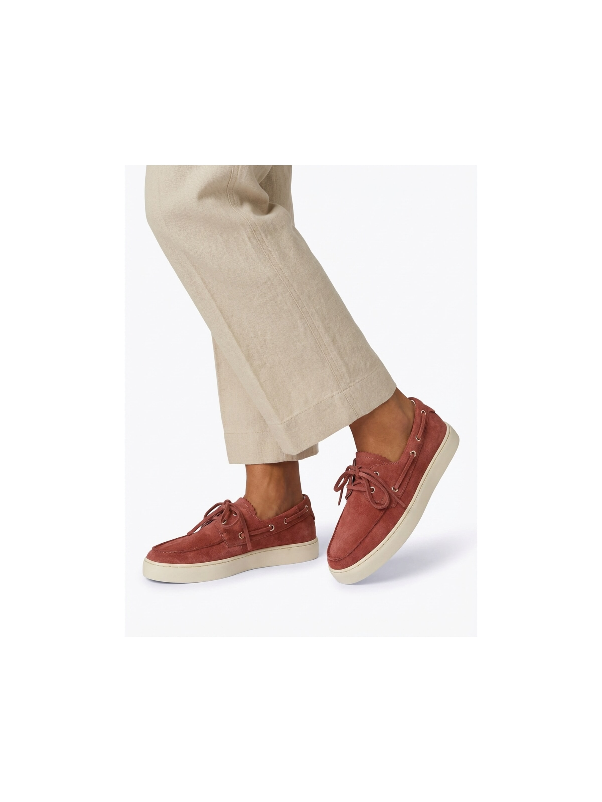BLACKSTONE Moccasins 'Zircon Aster' in Red