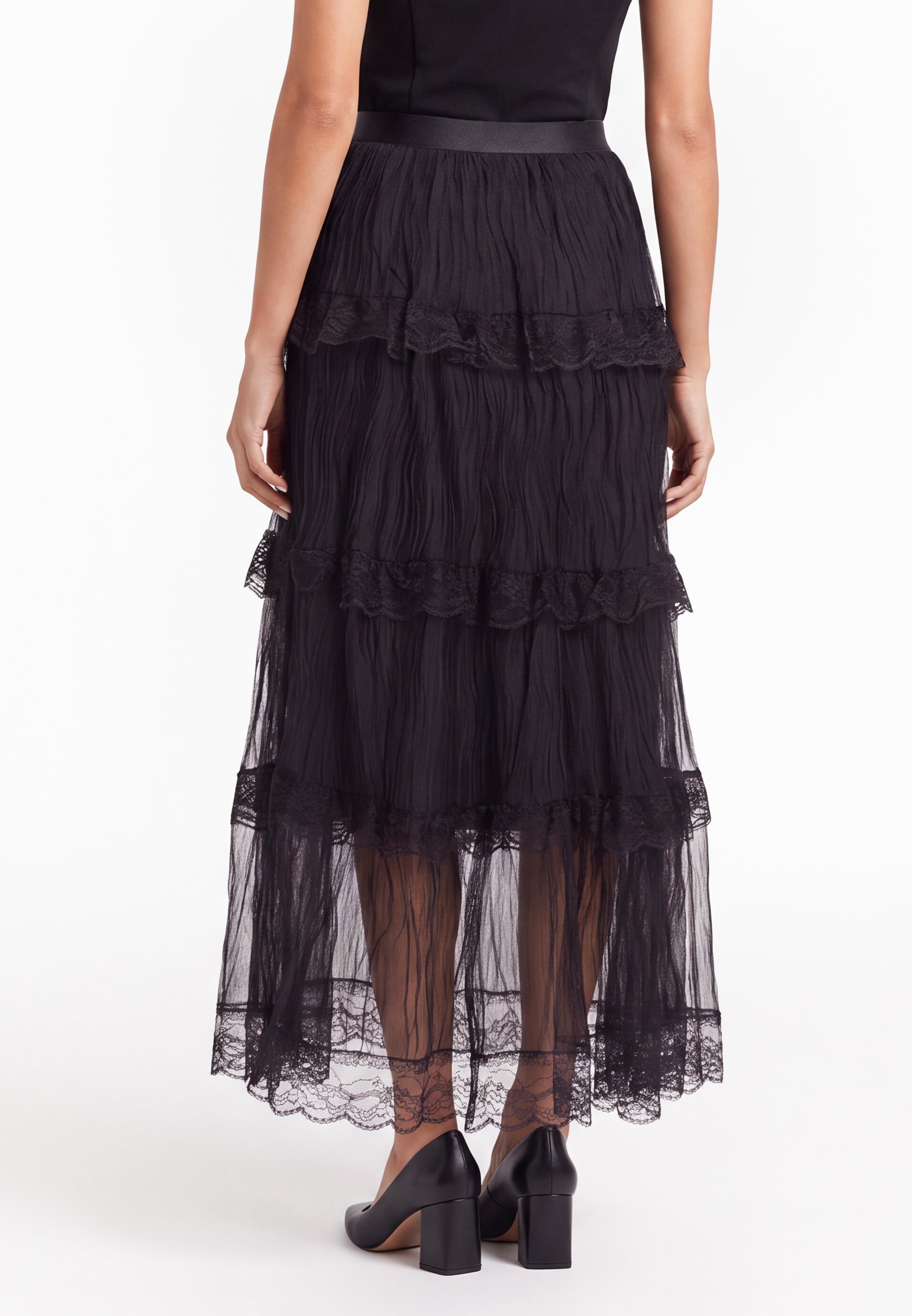 usha BLACK LABEL Skirt in Black