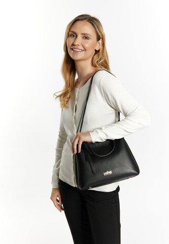 usha BLACK LABEL Handtasche 'Nowles' in Schwarz