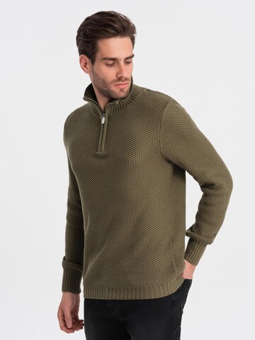 Pull-over 'OM-SWZS-0105' Ombre en vert