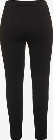 Ulla Popken Skinny Leggings 'Fake' in Schwarz