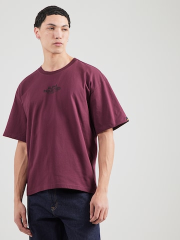 ALPHA INDUSTRIES Μπλουζάκι 'Scorpion Cyborg' σε κόκκινο