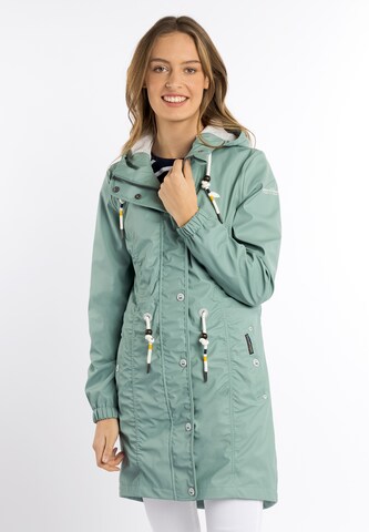 Schmuddelwedda Raincoat in Green: front