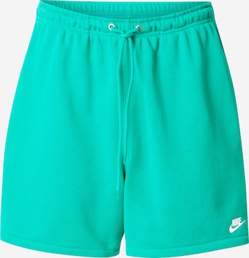 Loosefit Pantaloni 'Club' di Nike Sportswear in verde: frontale
