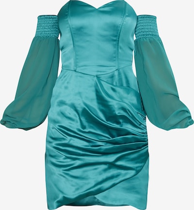 Rochie de cocktail Chi Chi London pe verde jad, Vizualizare produs