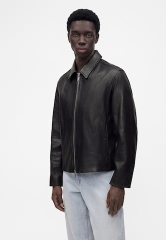 HUGO Between-season jacket 'Liro' in Black: front