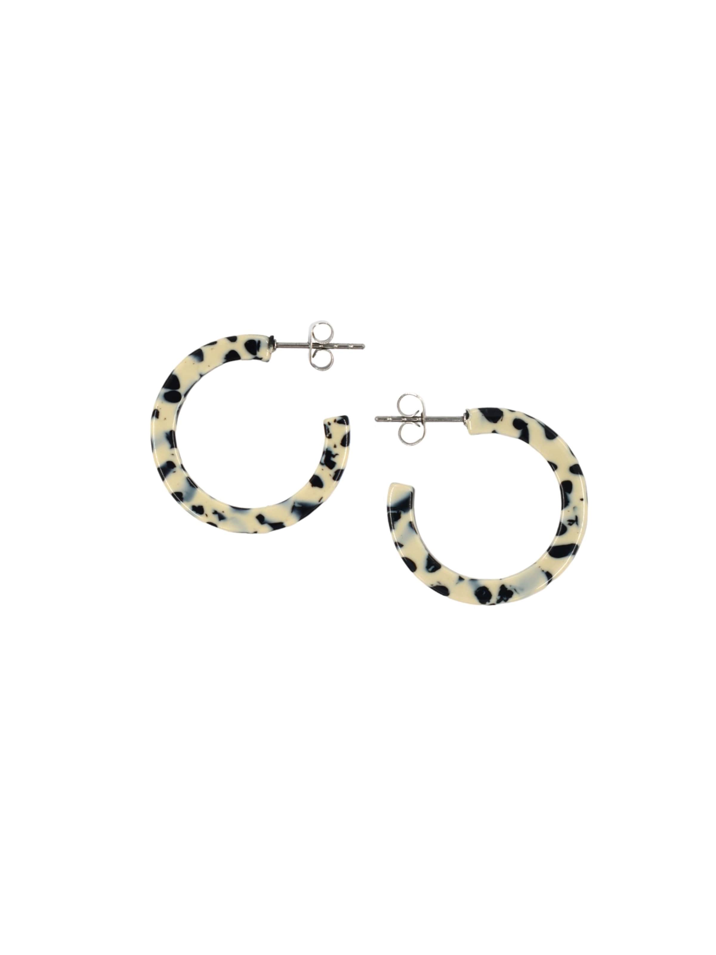 Fräulein Wunder Øreringe 'Anni' i beige: forside