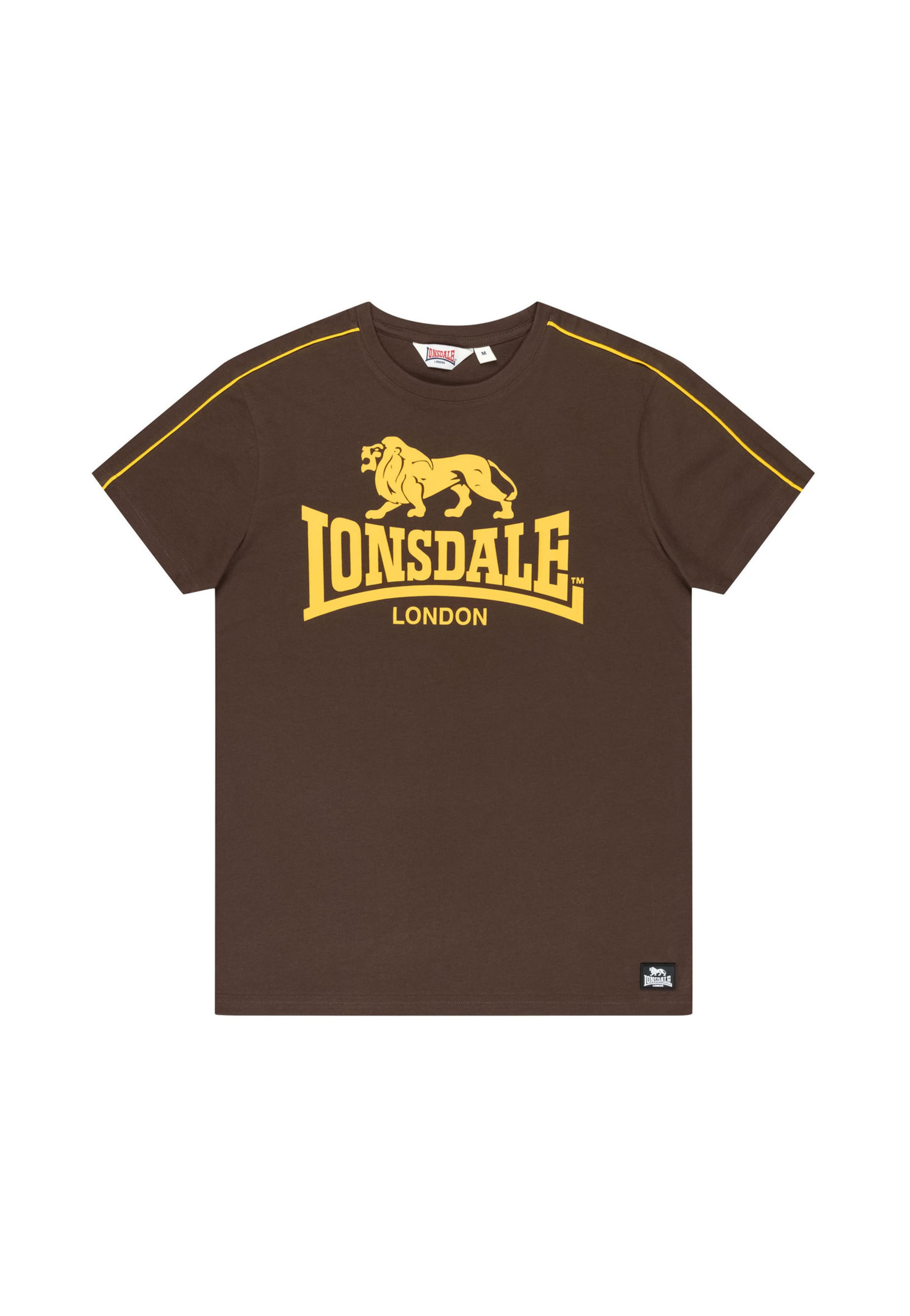 Lonsdale London Koszulka 'Ruislip' w kolorze brązowy: przód