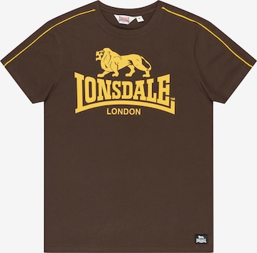 Lonsdale London Koszulka 'Ruislip' w kolorze brązowy: przód