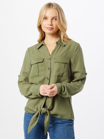 Hailys Blouse in Groen: voorkant