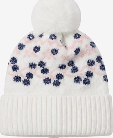 Magicshe Hat 'Warme Strickmütze mit Bommel' in White: front