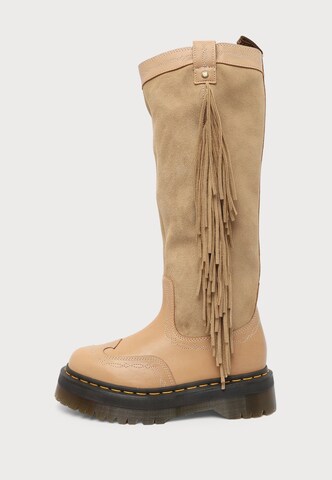 Dr. Martens Škornji 'Fringe Hi' | rjava barva: sprednja stran