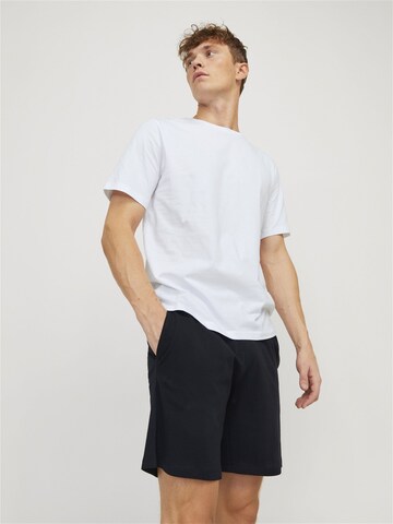 JACK & JONES Pyjama kort in Zwart: voorkant