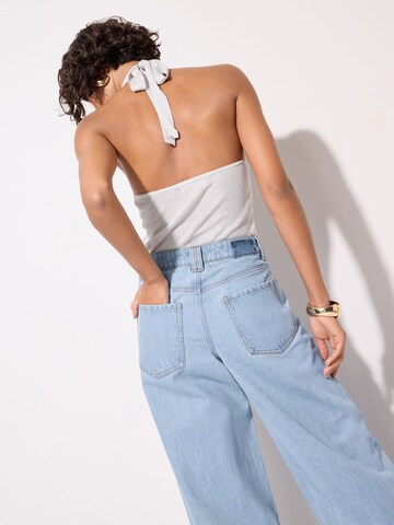 Friends Like These Wide Leg Jeans in Weiß
