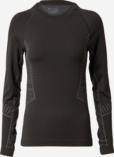 SPYDER Sportshirt 'MOMENTUM' in grau / schwarz, Produktansicht