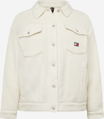 Tommy Jeans Curve - Chaqueta de entretiempo en blanco: frente