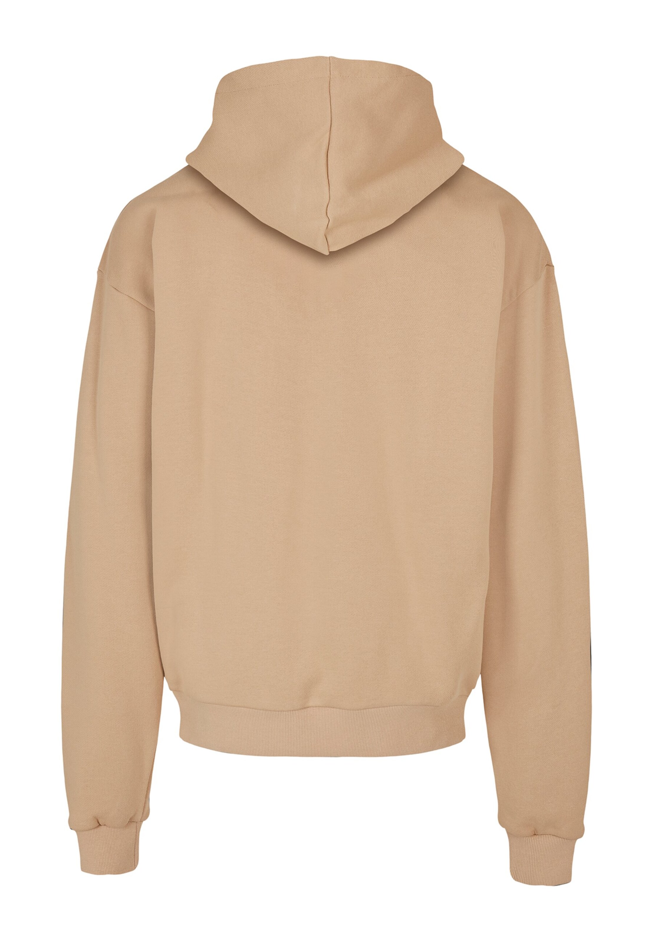 Merchcode Sweatshirt 'Abstract Waves' in Beige
