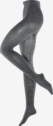 BURLINGTON Strumpfhose 'Rib Couture' in Grau: Vorderseite
