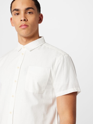 BLEND Regular fit Button Up Shirt in White