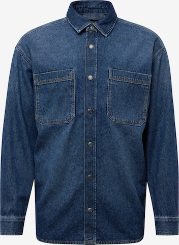 Mavi Regular fit Button Up Shirt ' ANDRE ' in Blue: front