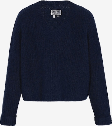 DreiMaster Maritim Sweter 'Maritime' w kolorze niebieski: przód