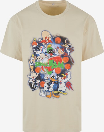 T-Shirt 'Space Jam Teamwork' MT Upscale en beige : devant