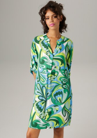 Aniston CASUAL Summer Dress in Green: front