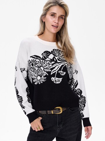 Blue Shadow Sweater in Black: front