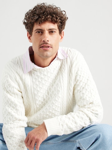 INDICODE JEANS Pullover 'Belinski' i hvid