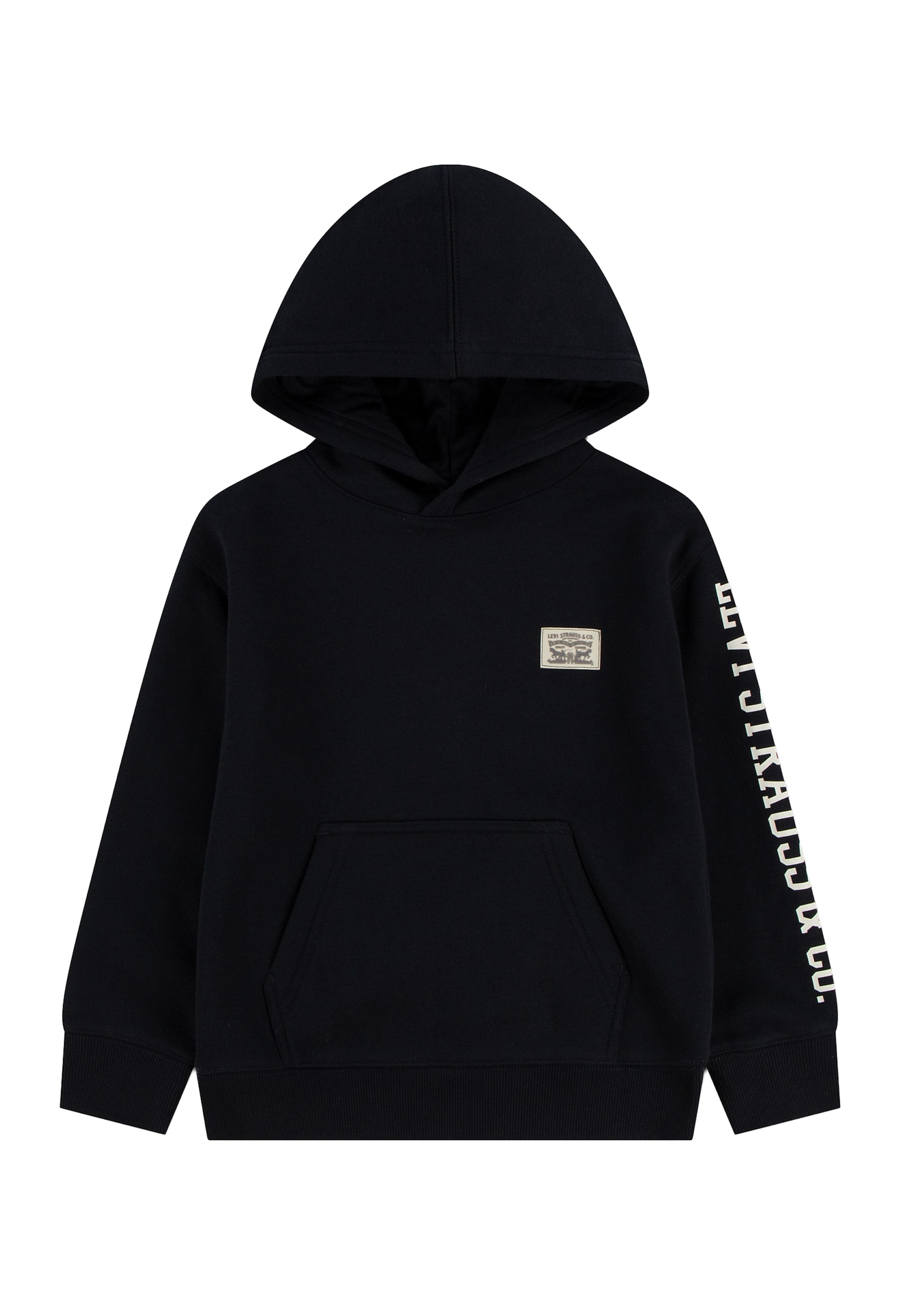 Levi's Kids - Sudadera en negro: frente