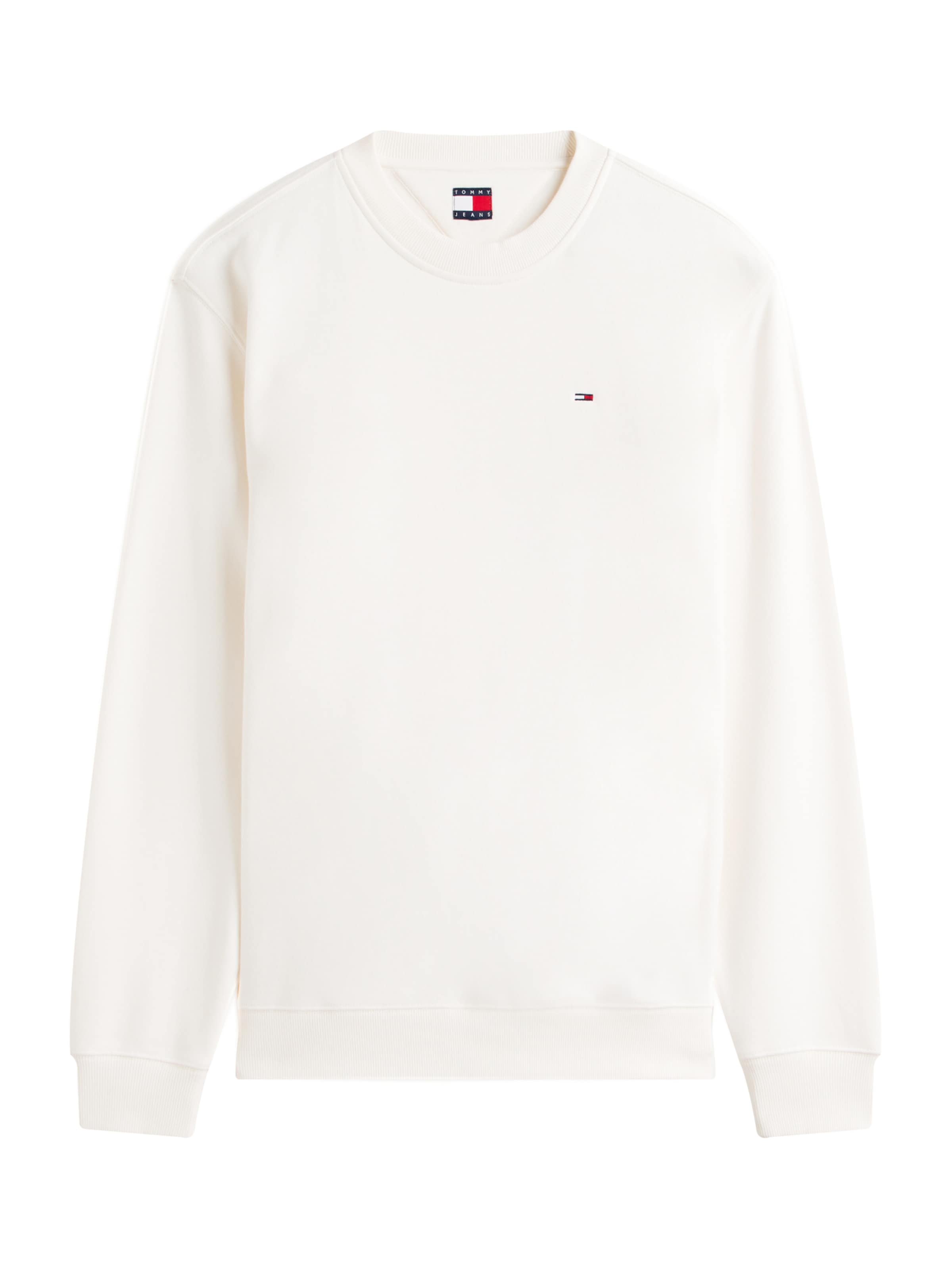 Sweat-shirt Tommy Jeans en blanc : devant