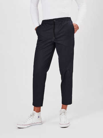 BURTON MENSWEAR LONDON Slimfit Chino in Blauw: voorkant