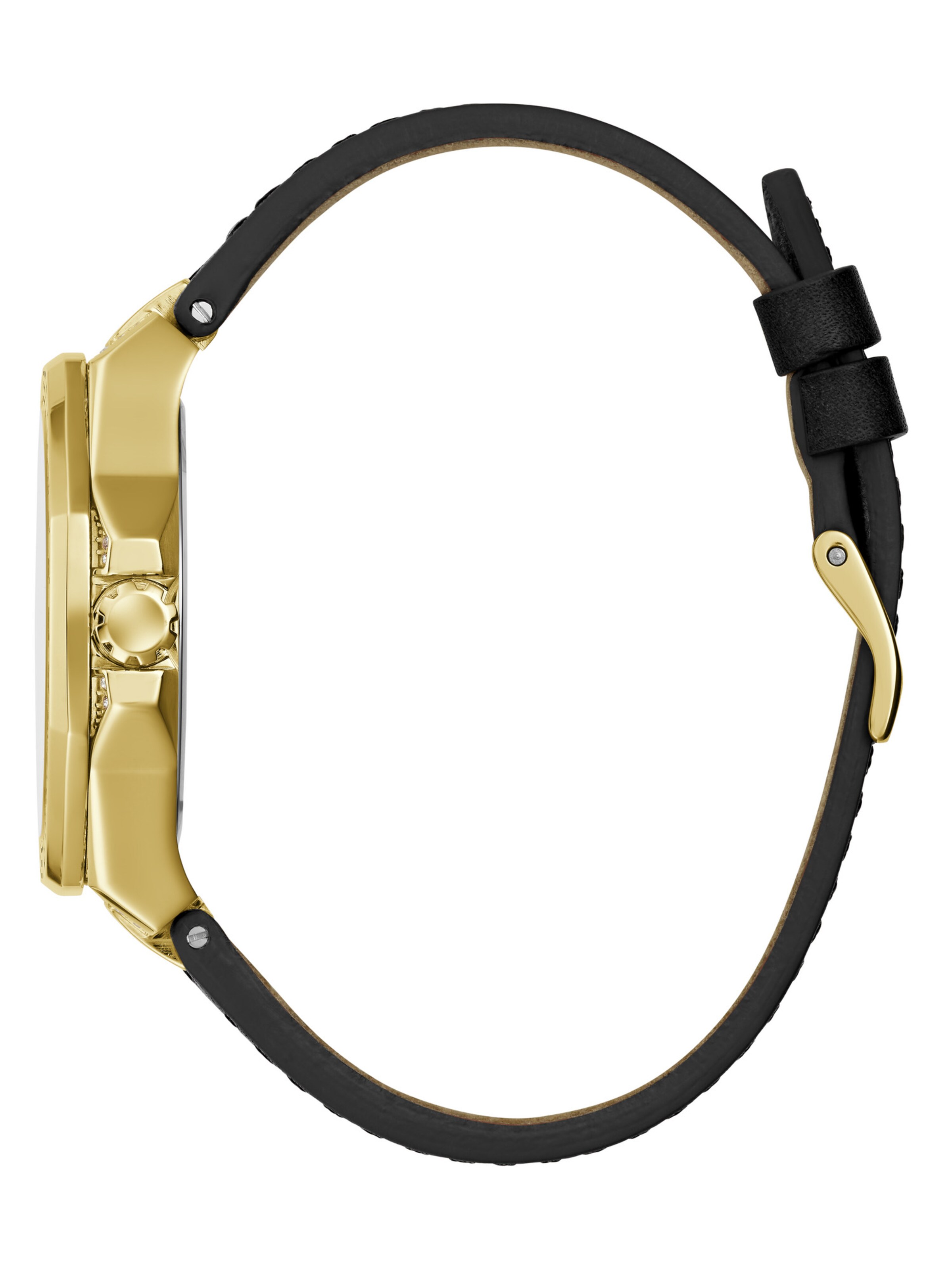 GUESS Analoguhr 'INSIGNIA' in Schwarz