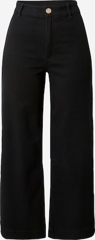 Monki Wide leg Pants in Black: front
