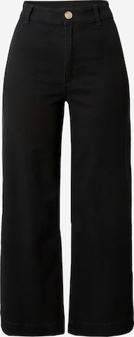 Monki Wide leg Broek in Zwart: voorkant