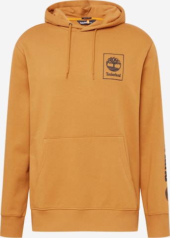 TIMBERLAND - Sudadera en marrón: frente