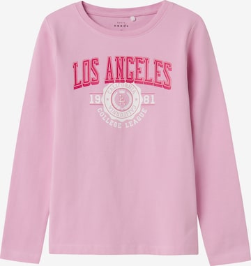 NAME IT Shirt 'NKFVIX' in Roze: voorkant