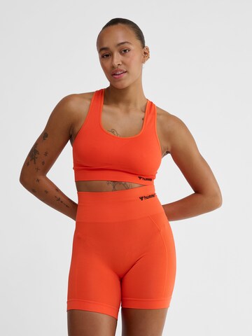 Hummel Bralette Sports bra 'Tif' in Orange: front