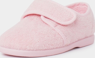 Pantoufle Pisamonas en rose : devant