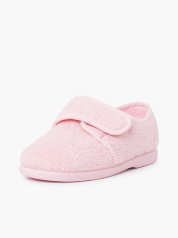 Pantoufle Pisamonas en rose : devant