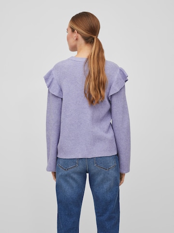 VILA Sweater 'RIL' in Purple