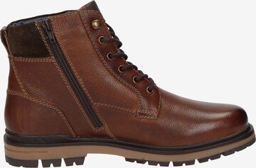 SIOUX Lace-Up Boots 'Jadranko-700' in Brown