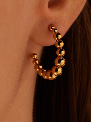 Lucardi Earrings 'Statement' in Gold